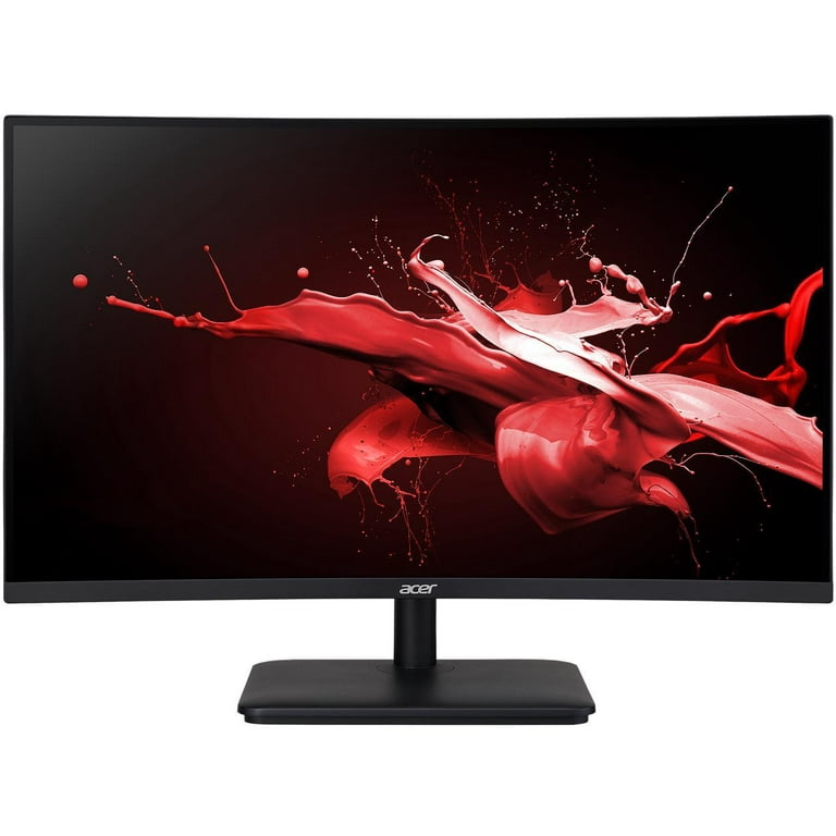 Acer Nitro 27 Curved Full HD (1920 x 1080) Zero Frame Monitor with  Adaptive Sync, 240Hz Refresh Rate, 1ms VRB (Display Port & 2 x HDMI 2.0  Ports), Black, ED270 Xbmiipx 