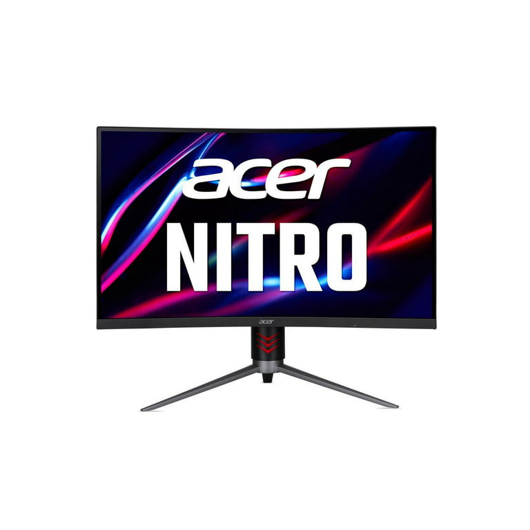 Acer Nitro 32” 1000R Curved 2560x1440P 2K 240Hz Refresh rate Up to 0.5ms  response time VESA HDR400 AMD FreeSync Premium Adjustable Stand Gaming  Monitor, HDMIx2, DisplayPort, Speaker (XZ323QU X3BMIIPH) 