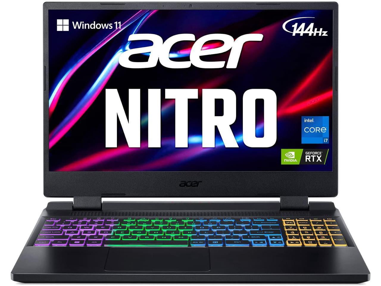 "Acer Nitro 5, 15.6"" 144Hz, i7 12th Gen, RTX 3060, 16GB DDR4, 512GB SSD, Win 11  Gaming Laptop"