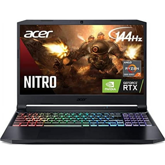 Acer Nitro 5 15.6" FHD Ryzen 7 5800H 16 512GB SSD RTX 3060 AN515-45-R92M - Black