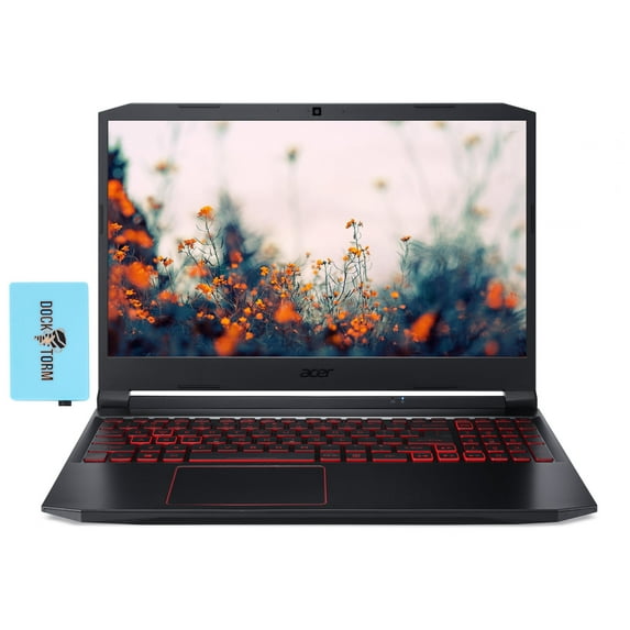 Acer Nitro 5 15.6in 144Hz FHD IPS Gaming Laptop (Intel i9-11900H 8-Core, Backlit KYB, GeForce RTX 3060 6GB GDDR6, 16GB RAM, 512GB SATA SSD, WiFi 6, Win 11 Pro) with Hub (AN515-57-919C)