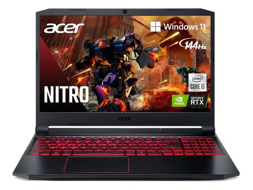 Acer Nitro 5 AN515-55-53E5 Gaming Laptop | Intel Core i5-10300H | NVIDIA GeForce RTX 3050 GPU | 15.6" FHD 144Hz IPS Display | 8GB DDR4 | 256GB NVMe SSD | Wi-Fi 6 | Backlit Keyboard