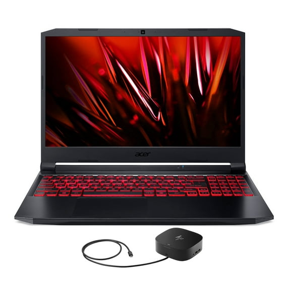 Acer Nitro 5 AN515-57 Gaming/Business Laptop (Intel i7-11800H 8-Core, 15.6in 144Hz Full HD (1920x1080), GeForce RTX 3050 Ti, 8GB RAM, Win 11 Pro) with G2 Universal Dock