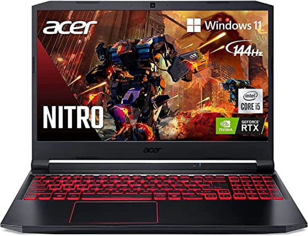 Acer Nitro 5 Gaming Laptop | 15.6" FHD 144Hz IPS Display | Intel Core i5-10300H | NVIDIA GeForce RTX 3050 | 8GB DDR4 | 256GB NVMe SSD | Intel Wi-Fi 6 | Backlit Keyboard