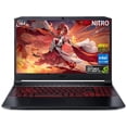 thumbnail image 1 of Acer Nitro 5 Gaming Laptop, 15.6" FHD IPS 144Hz Display, Intel Core i7-11800H, NVIDIA GeForce RTX 3050 Ti, 32GB DDR4, 1TB PCIe SSD, 1TB HDD, Wi-Fi 6, Backlit Keyboard, Windows 11 Home, Laptop Stand, 1 of 7