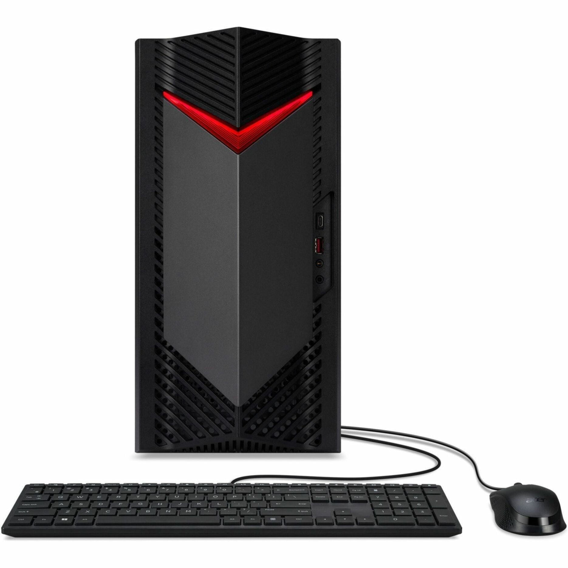 Acer Nitro 50 Gaming Desktop, Intel Core i5 i5-14400F, 16GB RAM, NVIDIA GeForce RTX 3050 6 GB, 1TB SSD, Windows 11 Home, N50-656-UR12