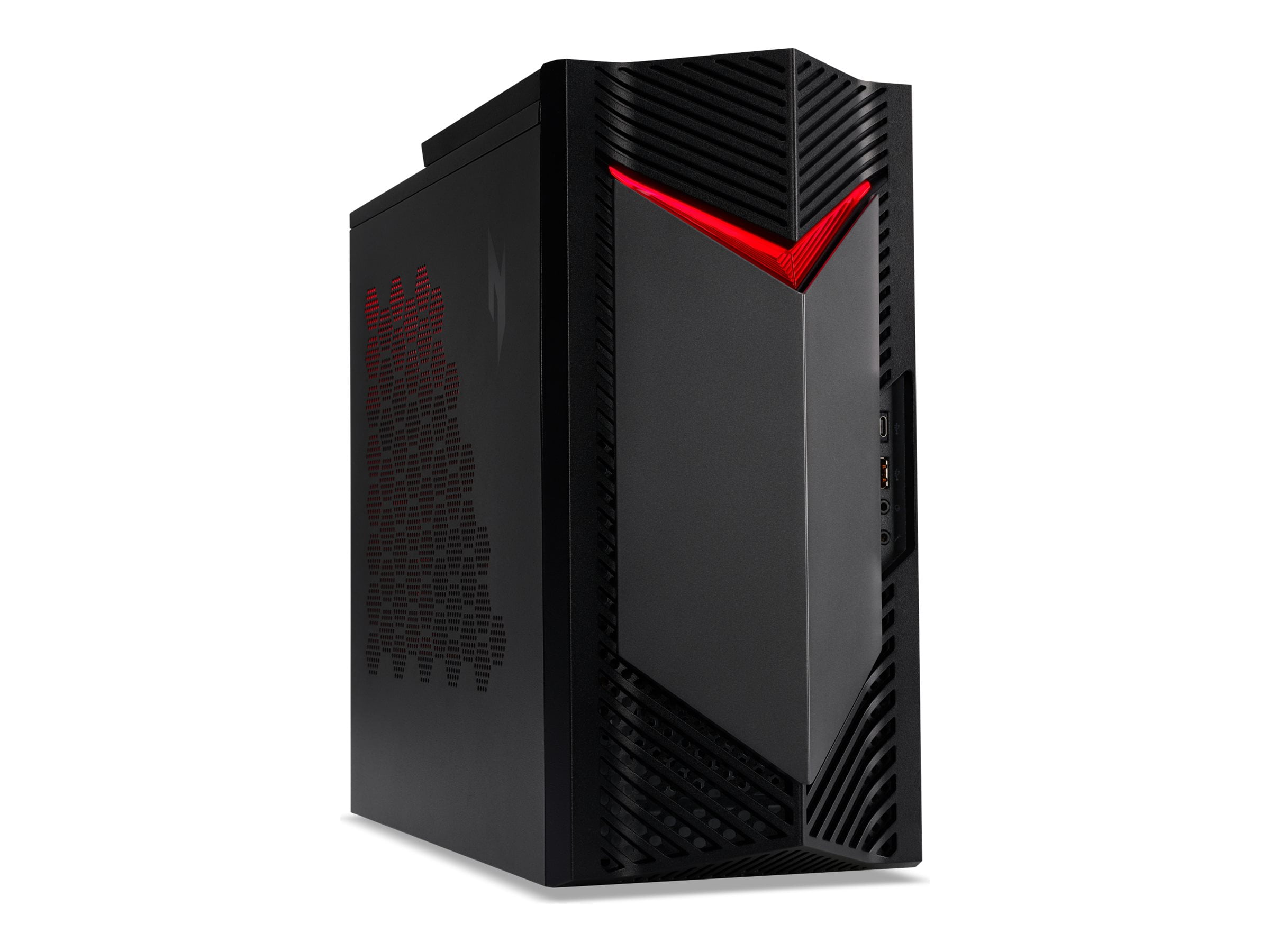 Acer Nitro 50 N50-656 - Tower gaming - Core i5 i5-14400F / up to 4.7 GHz - RAM 16 GB - SSD 1.024 TB - NVMe - GF RTX 3050 - IEEE 802.11ax (Wi-Fi 6E), Bluetooth, Gigabit Ethernet - Win 11 Home - monitor: none