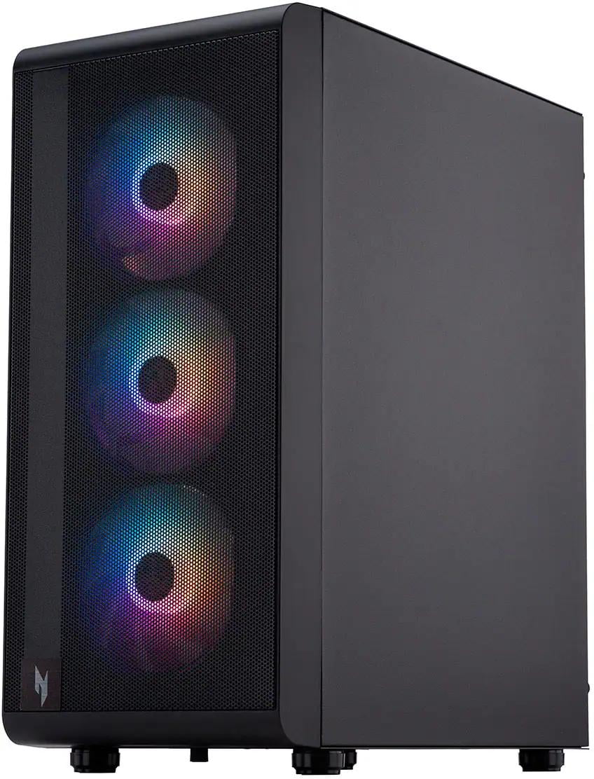 Acer - Nitro 60 Gaming Desktop - AMD Ryzen 9 7900 - 32GB DDR5 Memory - NVIDIA GeForce RTX 5070 - 1 TB SSD - Black