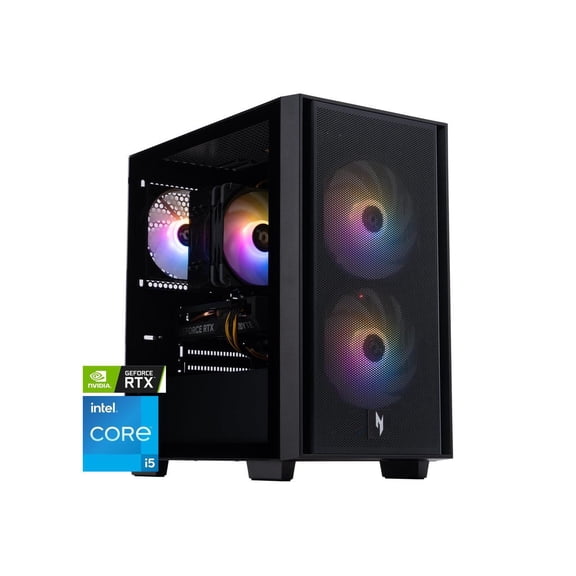 Acer Nitro 60 Gaming Desktop, Intel Core i7 i7-14700F, 32GB RAM, NVIDIA GeForce RTX 4060, 2TB SSD, Windows 11 Home, N60-640-UR13
