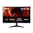 thumbnail image 1 of Acer Nitro 31.5" (2560 x 1440) WQHD 1000R Curved 180Hz Gaming Monitor, AMD FreeSync Technology, ED323QU P2bmiipx, New, 1 of 8