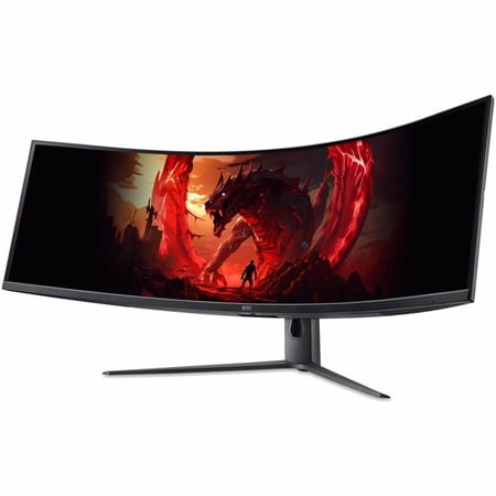 Acer Nitro EI491CUR J0 49" Class Gaming LCD Monitor, 32:9, Black