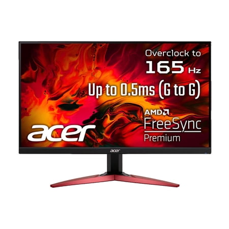 Acer - Nitro 24.5” LCD FHD 1080P 280Hz 1ms FreeSync Premium Gaming Monitor with HDR (DisplayPort, HDMI) - Black