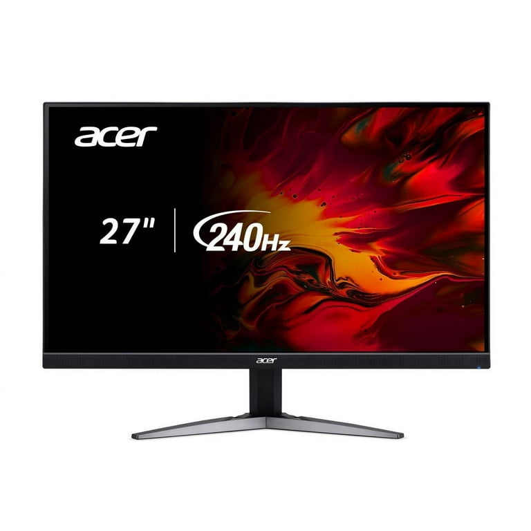 Acer Nitro KG271U 27inch 2560x1440 240Hz Refresh rate 0.5ms response time  AMD FreeSync Premium Acer HDR350 Gaming Monitor, HDMIx2, DisplayPort,