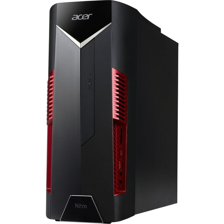 Acer Nitro N50-600 Gaming Desktop Computer - Intel Core i5 - 8GB - 512GB  SSD - GeForce GTX 1050 Ti - Windows 10 Home - Black 