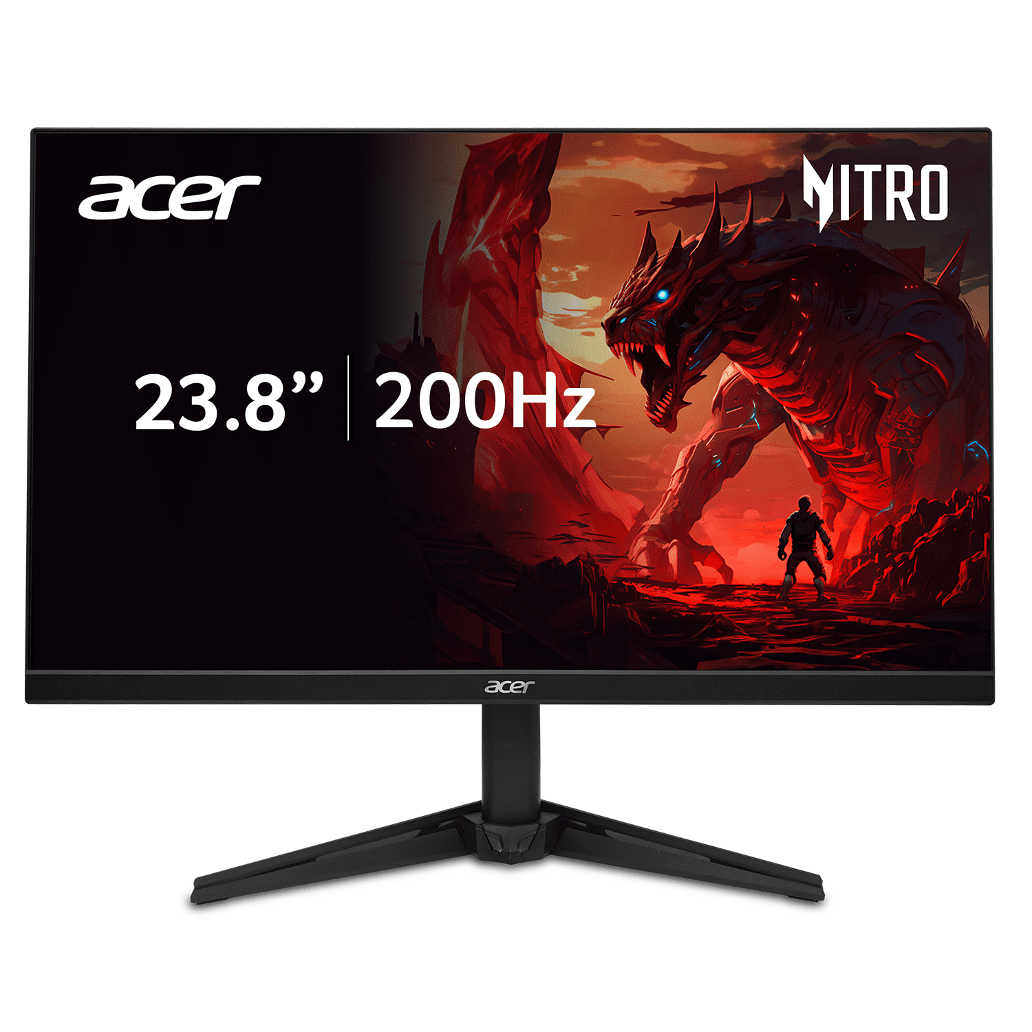 Acer Nitro QG1 Gaming Monitor 23.8 (1920 x 1080) inch Widescreen IPS Full HD with AMD FreeSync Technology, 200Hz, QG241Y X1biip