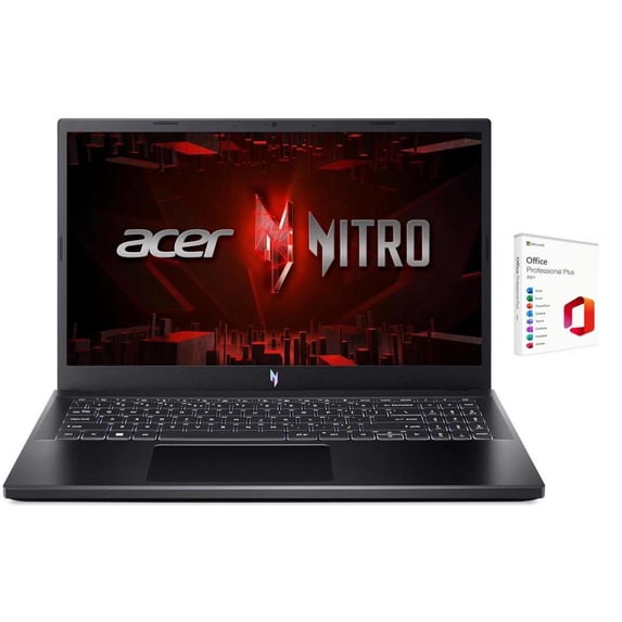 Acer Nitro V 15.6" FHD 144Hz Gaming Laptop| Intel Core i7-13620H 2.4GHz | NVIDIA GeForce RTX 4050 |Backlit |Wi-Fi 6 | 64GB RAM DDR5 | 1024GB SSD |Windows 11 Home |Bundle with Microsoft Office 2021