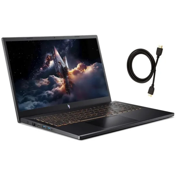 Acer Nitro V 15.6 FHD IPS 165Hz Gaming Laptop|Intel Core i5-13420H|NVIDIA GeForce RTX 5050|Webcam|Backlit |Black| 16GB RAM | 1024GB SSD |Windows 11 Home |Bundle with HDMI Cable