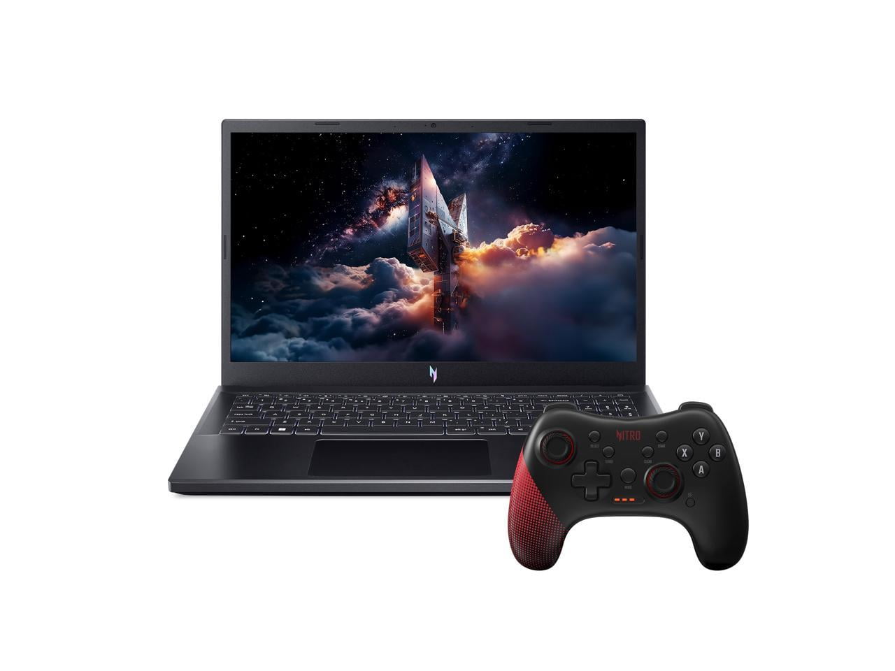 Acer Nitro V - 15.6" GeForce RTX 4050 Laptop GPU - Intel Core i7-13620H - 16GB Memory - 512 GB PCIe SSD - Windows 11 Home - 144 Hz IPS - Gaming Laptop with Acer Gaming Controller (ANV15-51-717H )
