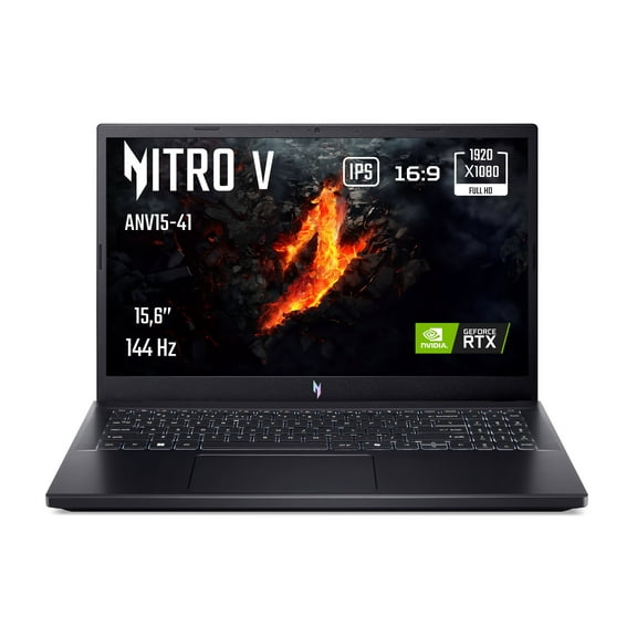 Restored Acer Nitro V - 15.6" Laptop AMD Ryzen 5 7535HS 3.30GHz 16GB RAM 512GB SSD W11H