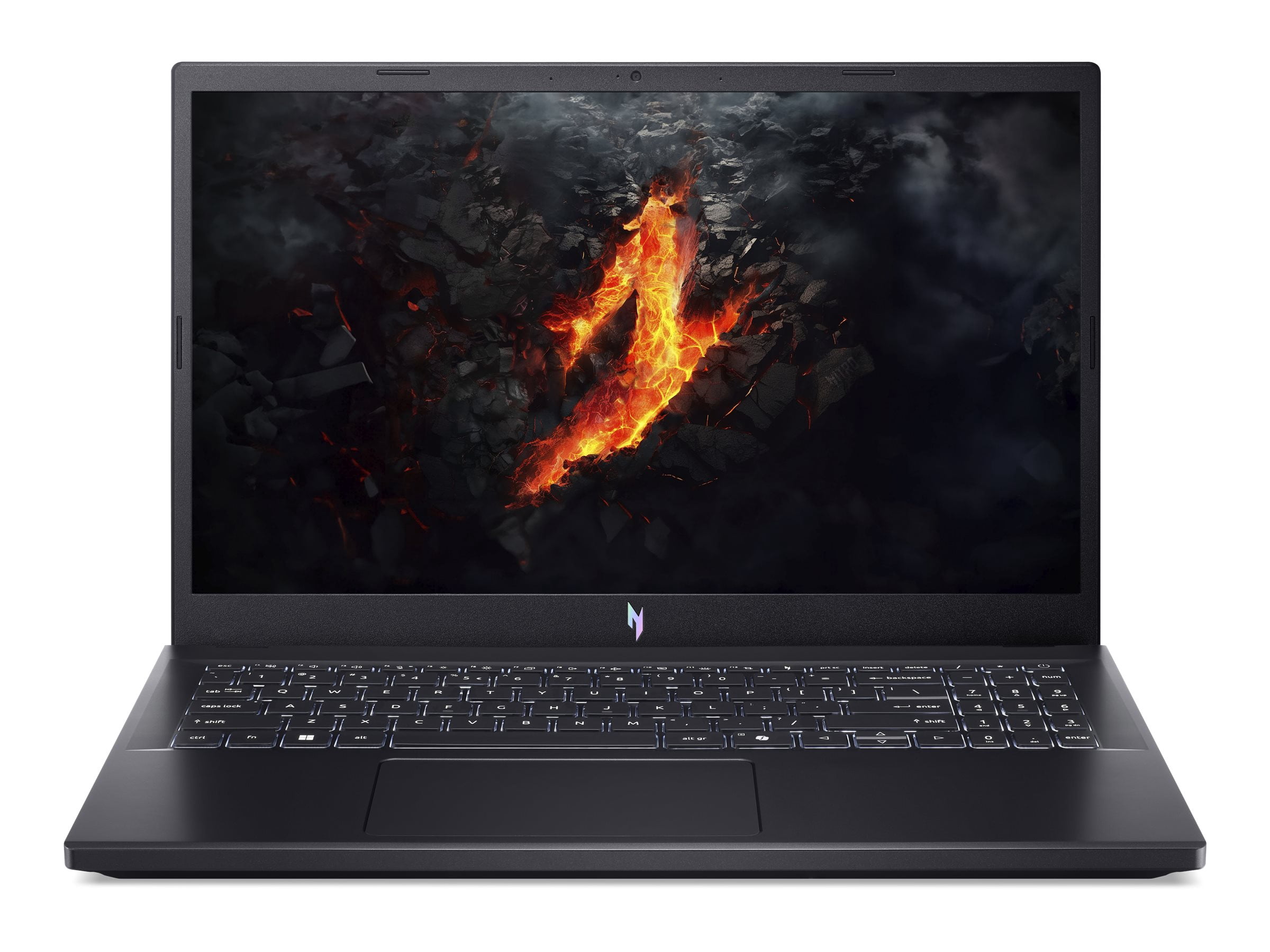 Acer Nitro V 15 ANV15-41 - AMD Ryzen 5 - 7535HS / up to 4.55 GHz - Win 11 Home - GF RTX 4050 - 16 GB RAM - 512 GB SSD - 15.6" IPS 1920 x 1080 (Full HD) @ 144 Hz - 2.5 Gigabit Ethernet - Wi-Fi 6 - obsidian black - kbd: US Intl