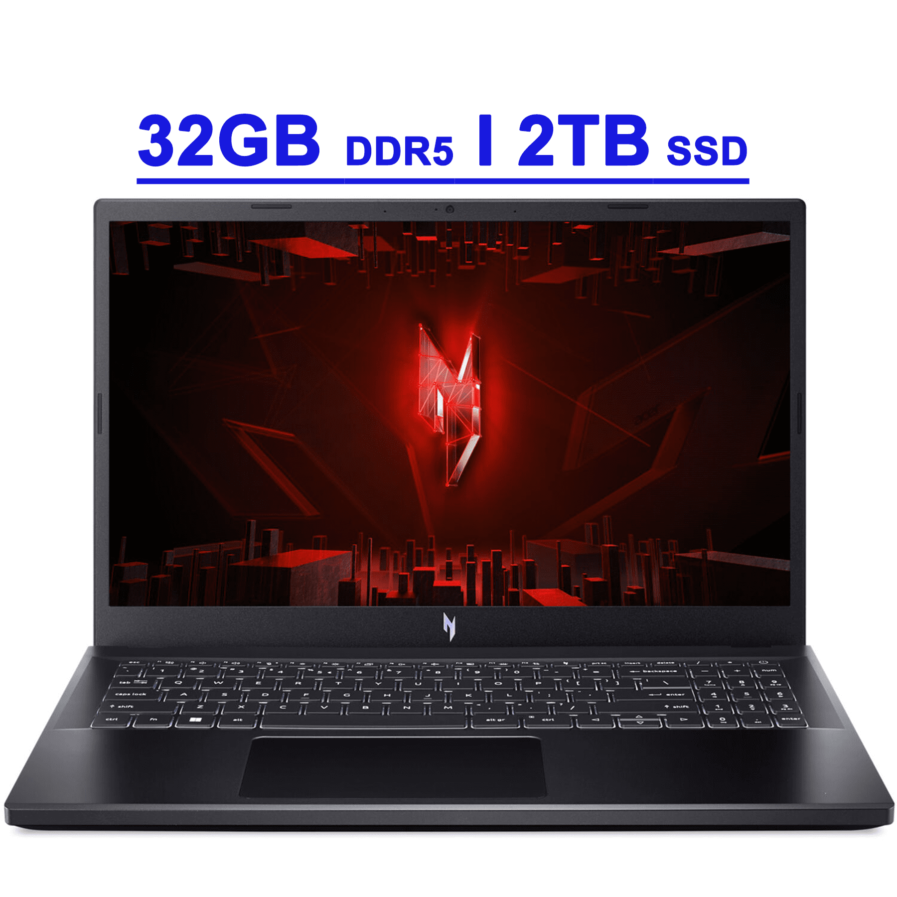 Acer Nitro V 15 Premium Gaming Laptop 15.6" FHD IPS 144Hz Intel Octa-core i5-13420H 32GB DDR5 2TB SSD GeForce RTX 4050 Backlit USB-C Win11