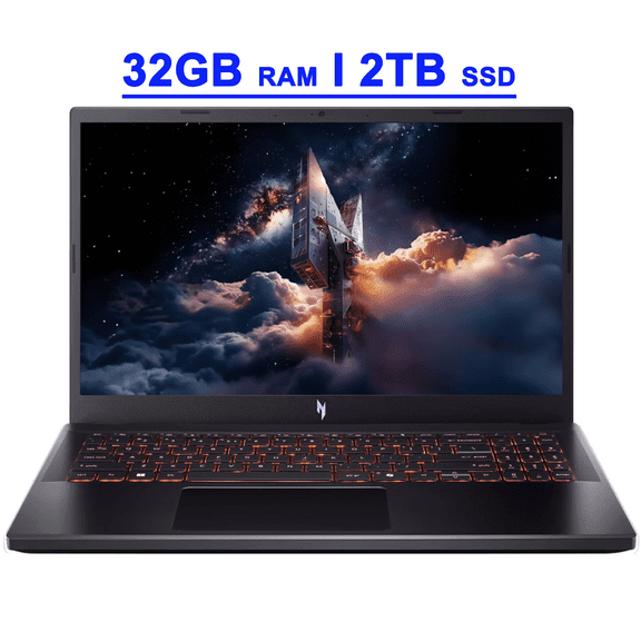 Acer Nitro V 15 Premium Gaming Laptop 15.6" FHD IPS 165Hz Intel 8-core i5-13420H 32GB RAM 2TB SSD GeForce RTX 5050 DLSS4 (Up to 440 AI TOPS) Backlit Thunderbolt Wi-Fi6 Win11