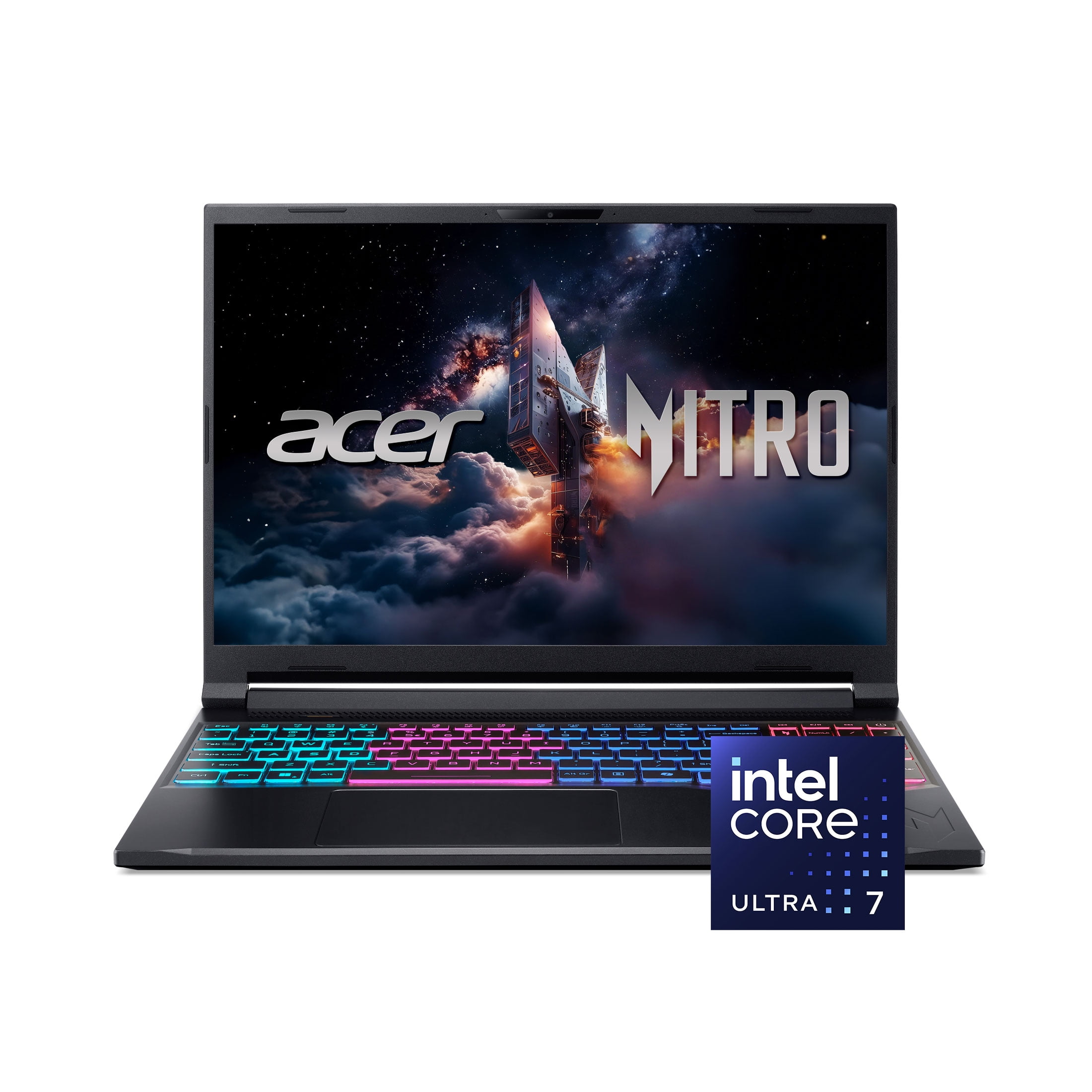 Acer Nitro V 16S 16 WUXGA IPS 180Hz Gaming Laptop, Intel Core 7 processor 240H, NVIDIA GeForce RTX 5060 with 8GB GDDR7 VRAM, 16GB RAM, 1TB PCIe Gen 4 SSD, Obsidian Black