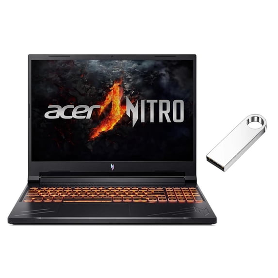 Acer Nitro V 16" WUXGA 165Hz Gaming Laptop | AMD Ryzen 7 8845HS AI ( Beat i7-11800H) | NVIDIA GeForce RTX 4060 | 64GB RAM DDR5 | 1024GB SSD |Backlit| Windows 11 Home |Bundle with 64GB USB Flash Drive