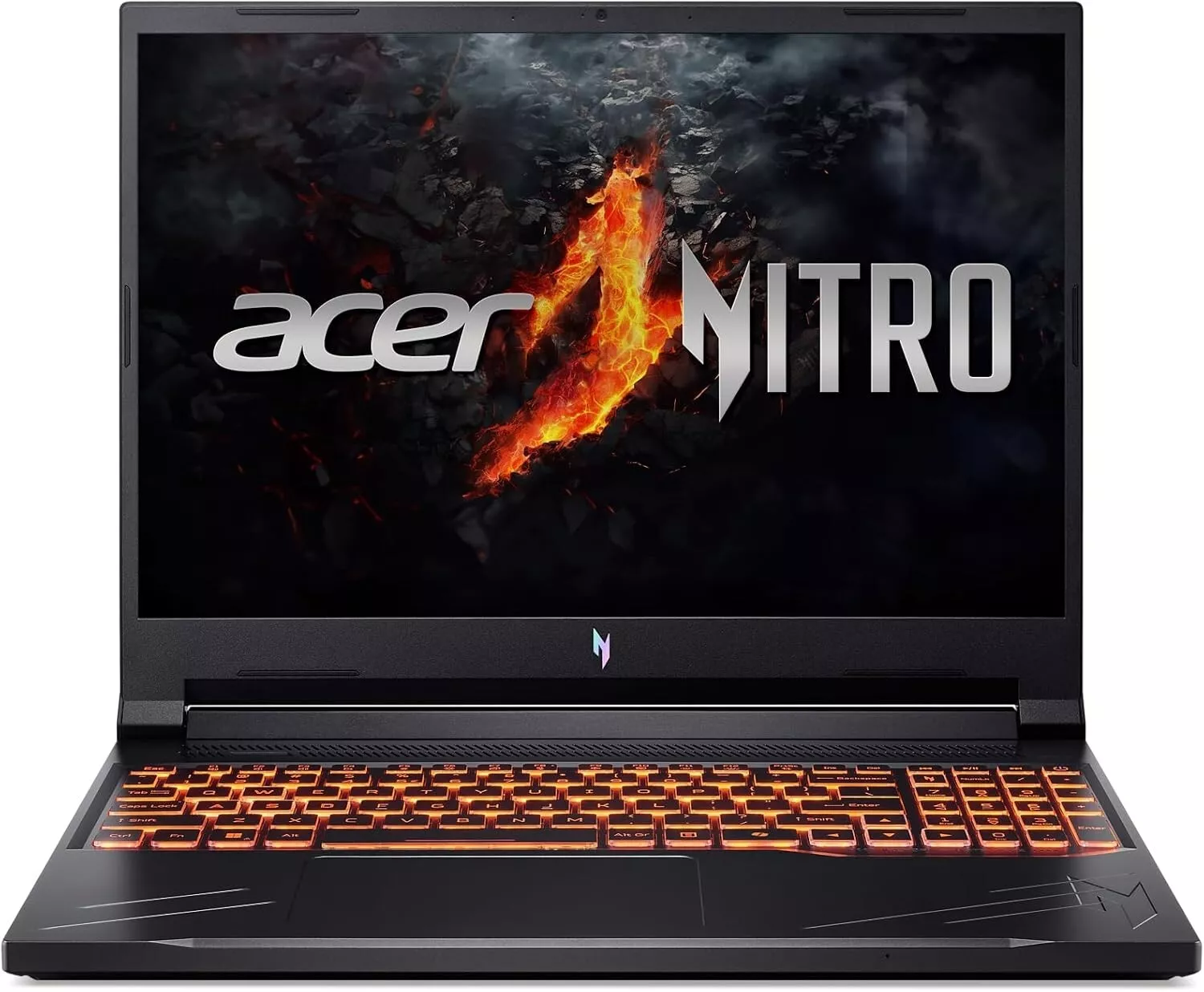 Acer Nitro V 16 ANV16-41 - AMD Ryzen 7 - 8845HS / up to 5.1 GHz - Win 11 Home - GeForce RTX 4060 - 16 GB RAM - 1.024 TB SSD NVMe - 16" IPS 1920 x 1200 @ 165 Hz - Ethernet - Bluetooth, Wi-Fi 6E - obsidian black - kbd: US Intl