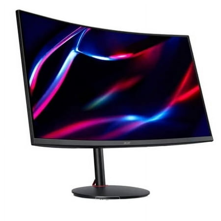 Acer - Nitro 31.5" 1500R Curved WQHD 180Hz 1ms FreeSync Gaming Monitor with Adjustable Stand (DisplayPort, 2x HDMI 2.0) - Black