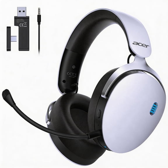 Acer OHR632 Wireless Gaming Headset (White)