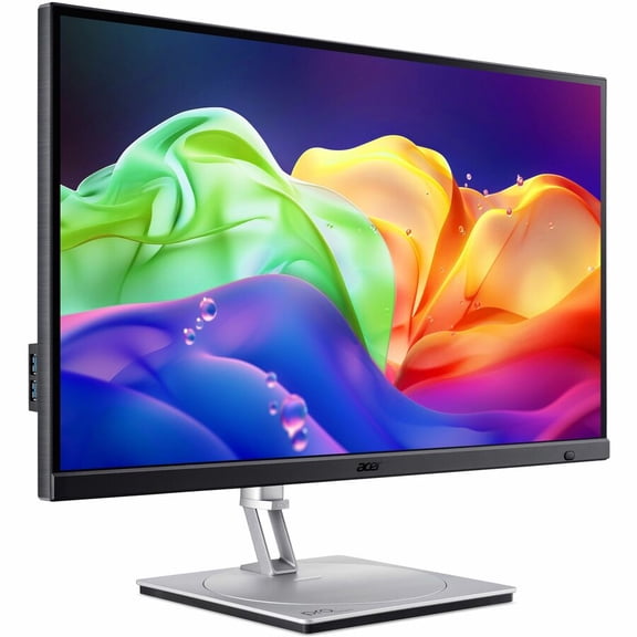 Acer PE270K L1 27" Class 4K UHD LCD Monitor, 16:9, Silver