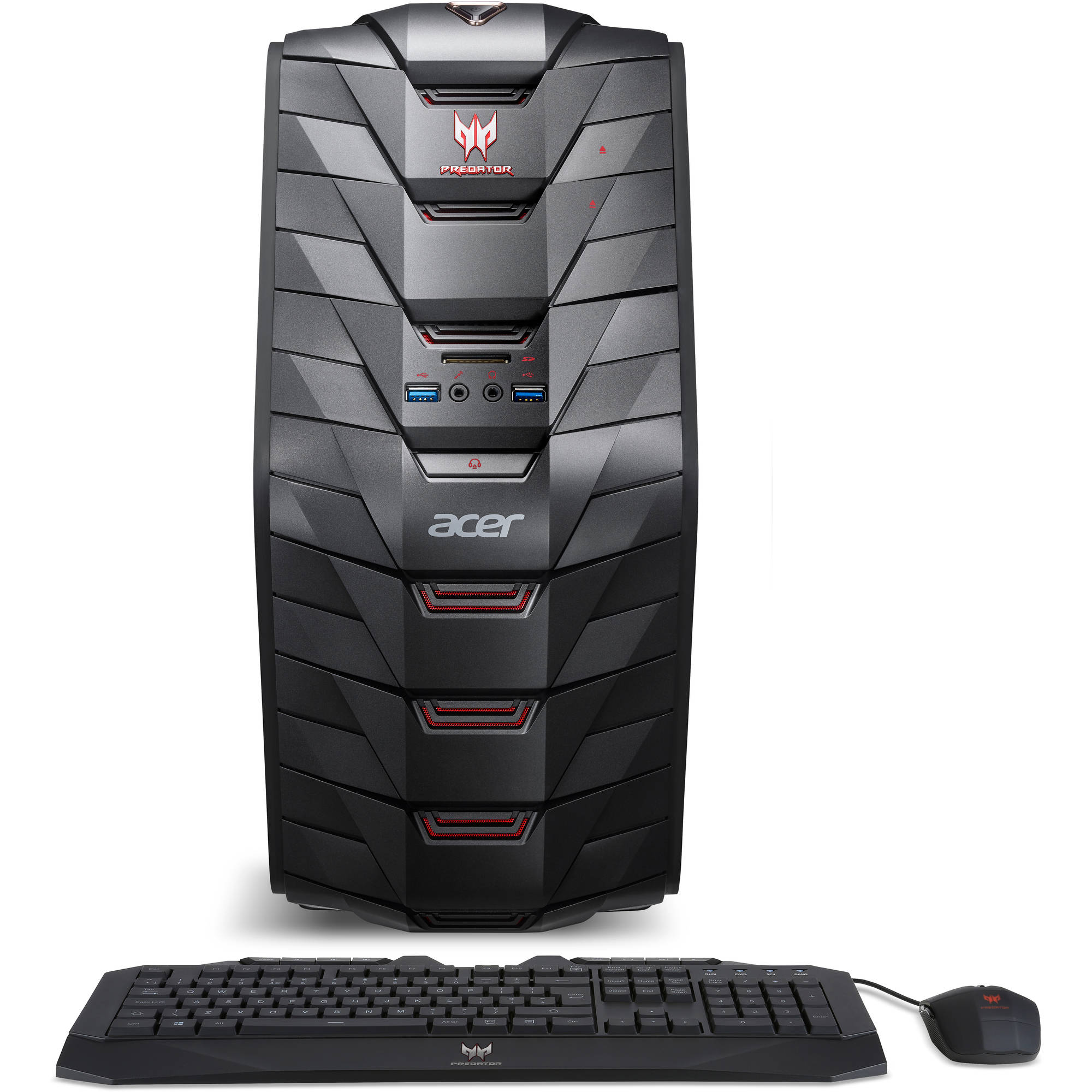 Acer Predator AG3-710-UW11 Desktop PC with Intel Core i5-6400 Processor, 8GB Memory, 1TB Hard Drive and Windows 10 Home (Monitor Not Included) - image 1 of 6