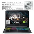 thumbnail image 1 of Acer Predator Helios 300 144Hz Gaming Laptop, 15.6" 3ms IPS FHD, RTX 2060 OC, i7-10750H 6-Cores up to 5.00 GHz, 16GB RAM, 512GB SSD, Killer Network, RGB KB, WiFi 6, Win 10, 1 of 8