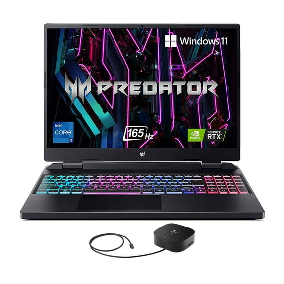 Acer Predator Helios Neo Gaming/Entertainment Laptop (Intel i5-13500HX 14-Core, 16.0in 165 Hz Wide UXGA (1920x1200), GeForce RTX 4050, Win 11 Home) with G2 Universal Dock