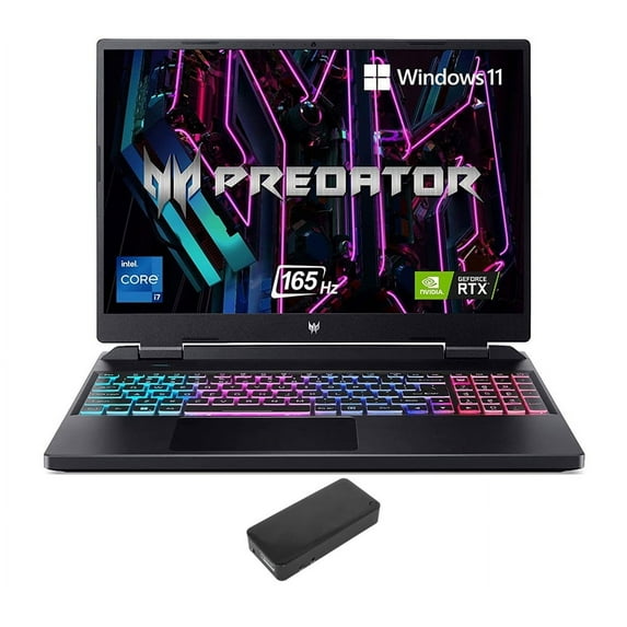 Acer Predator Helios Neo Gaming/Entertainment Laptop (Intel i5-13500HX 14-Core, 16.0in 165 Hz Wide UXGA (1920x1200), GeForce RTX 4050, Win 11 Pro) with DV4K Dock