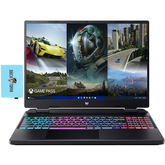 Acer Predator Helios Neo Gaming Laptop 16.0in 165Hz WUXGA IPS (Intel i7-13700HX, Wide UXGA (1920x1200), GeForce RTX 4050, 16GB DDR5Per Key RGB KYB, 2 Thunderbolt 4, WiFi 6, Win 11 Pro) w/DKZ Hub