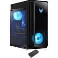 thumbnail image 1 of Acer Predator Orion 3000 Gaming Desktop PC (Intel i7-13700F 16-Core, GeForce RTX 3070, 16GB DDR5 4800MHz RAM, 256GB PCIe SSD + 2TB HDD (3.5), Wifi, Bluetooth, Win 11 Home) with USB-C Dock, 1 of 7
