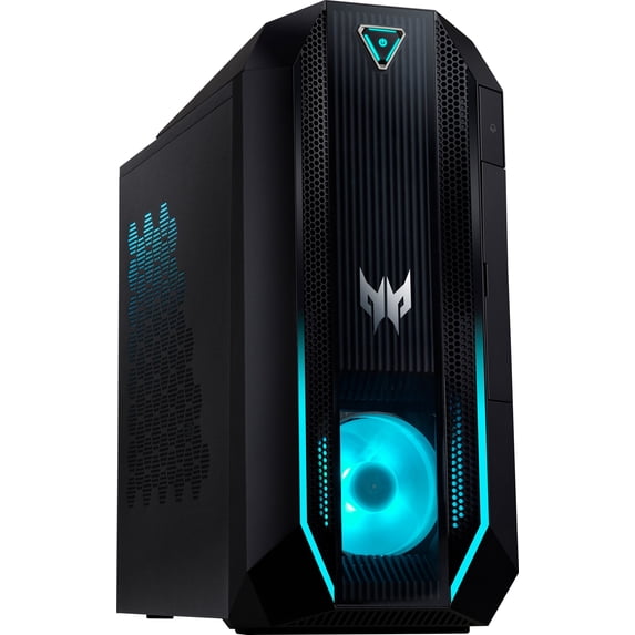 Acer Predator PO3-630 Gaming Desktop PC (Intel i7-11700 8-Core, GeForce RTX 3070, 16GB RAM, 2x2TB PCIe SSD RAID 1 (2TB), Backlit KB, Wifi, USB 3.2, HDMI, Bluetooth, Display Port, Win 11 Home)