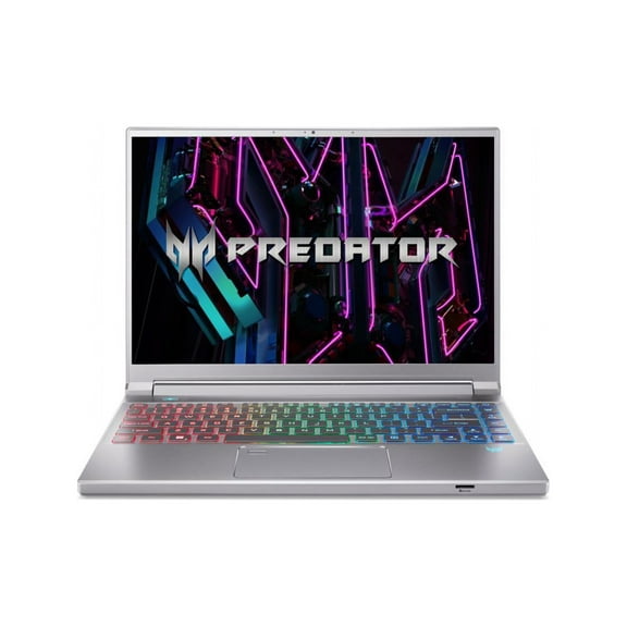 Acer Predator Triton 14 PT14-51 - Intel Core i7 - 13700H / up to 5 GHz - Win 11 Home - GF RTX 4050 - 16 GB RAM - 512 GB SSD - 14" IPS 1920 x 1200 @ 165 Hz - Wi-Fi 6E - sparkly silver - kbd: US Intl
