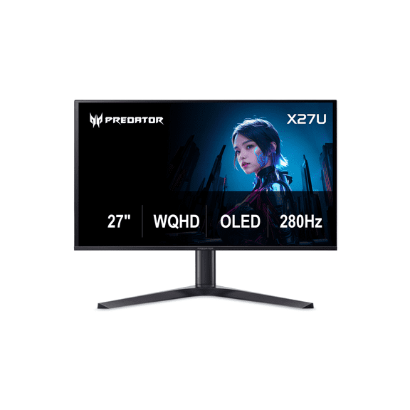 Acer UM.GXXAA.103 27" Predator X27U Gaming Monitor WQHD OLED 280Hz