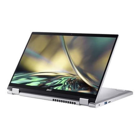 Acer Spin 3 SP314-55N - Flip design - Intel Core i5 - 1235U / up to 4.4 GHz - Win 11 Home - Intel Iris Xe Graphics - 8 GB RAM - 512 GB SSD - 14" IPS touchscreen 1920 x 1080 (Full HD) - Wi-Fi 6 - pure silver - kbd: US Intl
