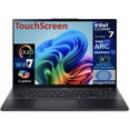 thumbnail image 1 of Acer Swift 16 AI AI PC Laptop 16.0in Touchscreen OLED 2.8K Display (Intel Ultra 7-256V, 16GB LPDDR5X, 4TB PCIe SSD, Intel Arc, Backlit KB, Fingerprint, 2 Thunderbolt 4, WiFi 7, Webcam, Win 11 Pro), 1 of 7