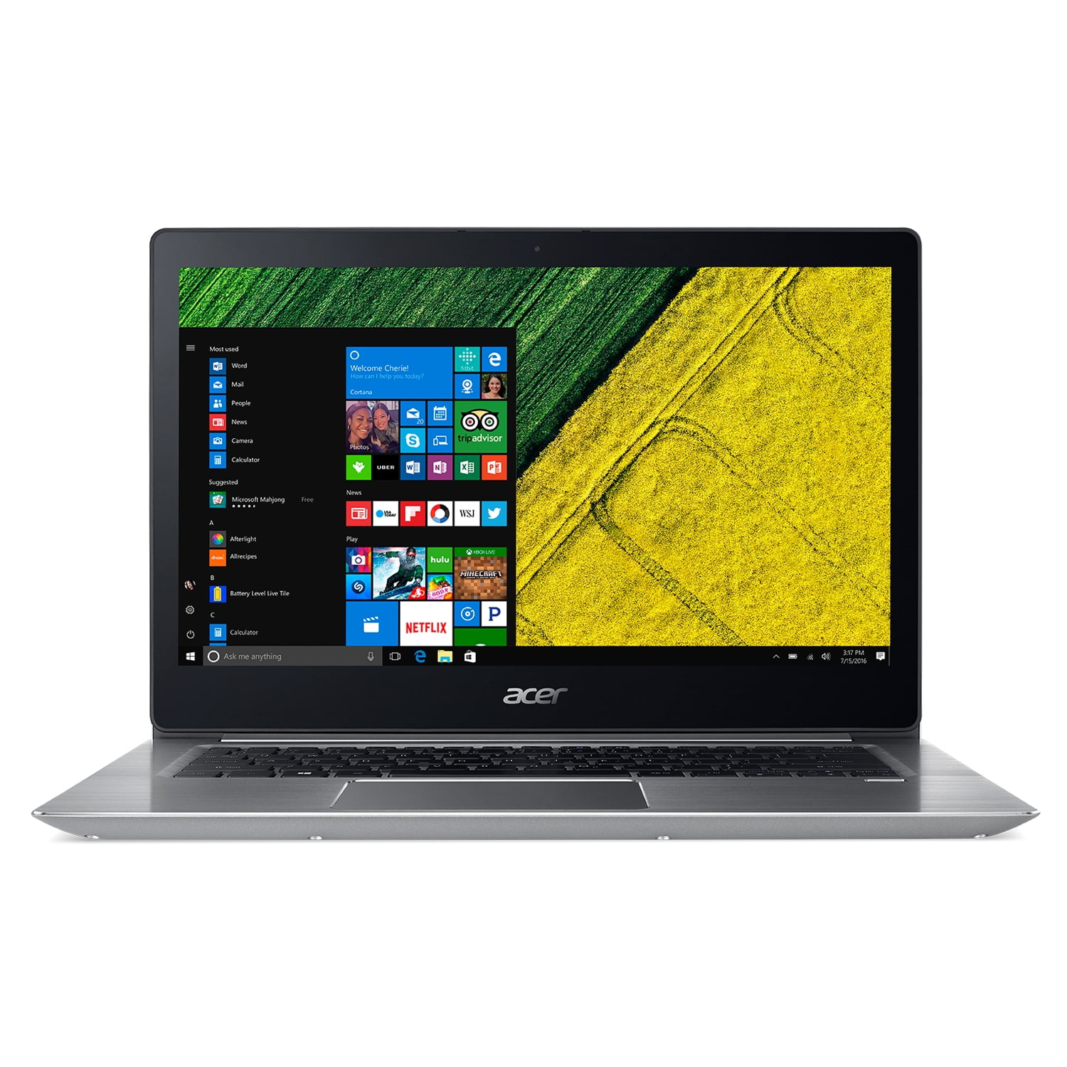 Acer Swift 3 SF315 Laptop: Core i7-8550U, 256GB SSD, 8GB RAM, 15.6 Full HD  IPS Display, Windows 10 (Luxury Gold)
