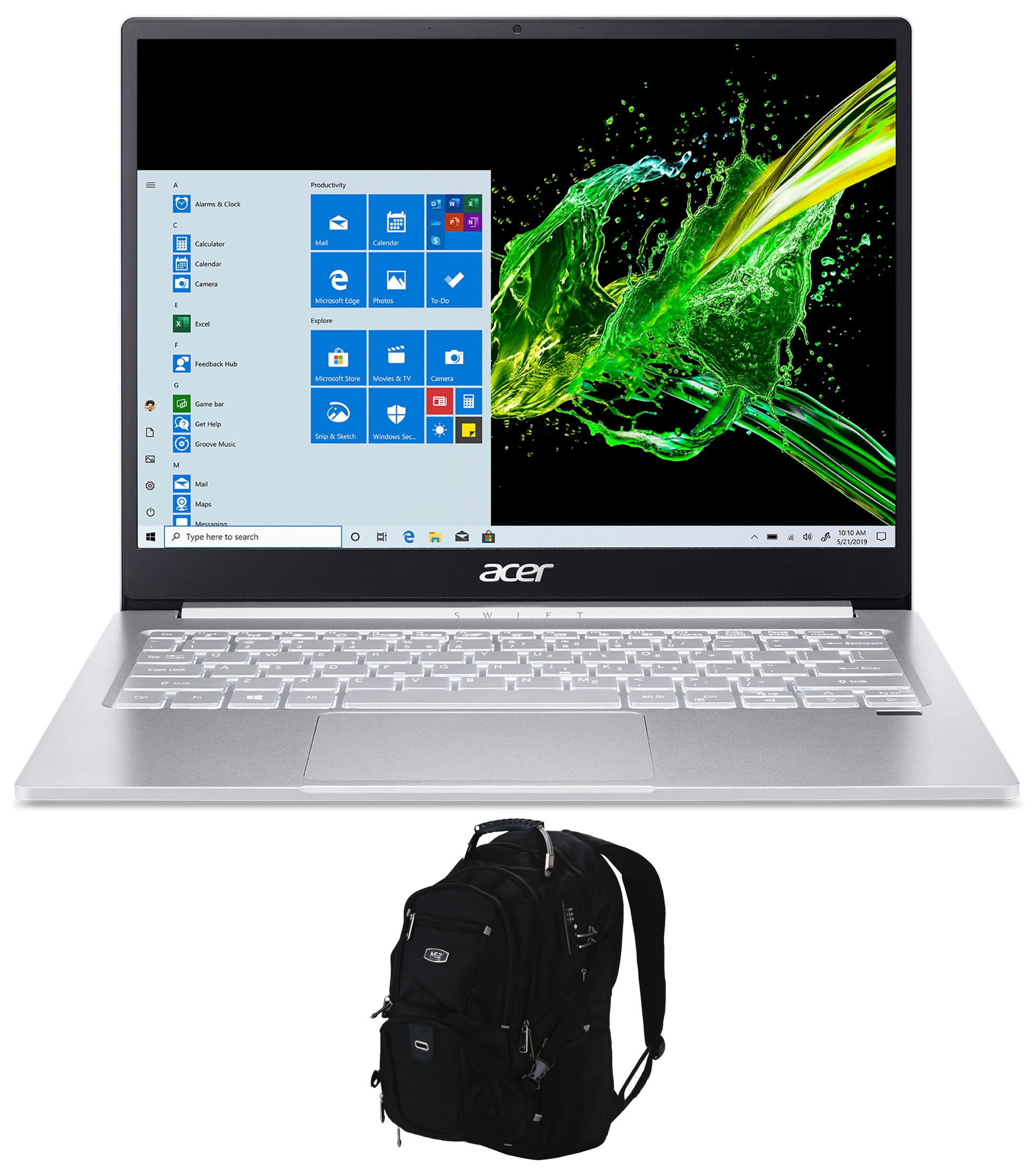 Acer Swift 3 SF313 Home Business Laptop Intel i5 1035G4 4 Core 13.5in 60Hz QHD 2256x1504 Intel Iris Plus 8GB RAM Win 10 Home with Travel Work