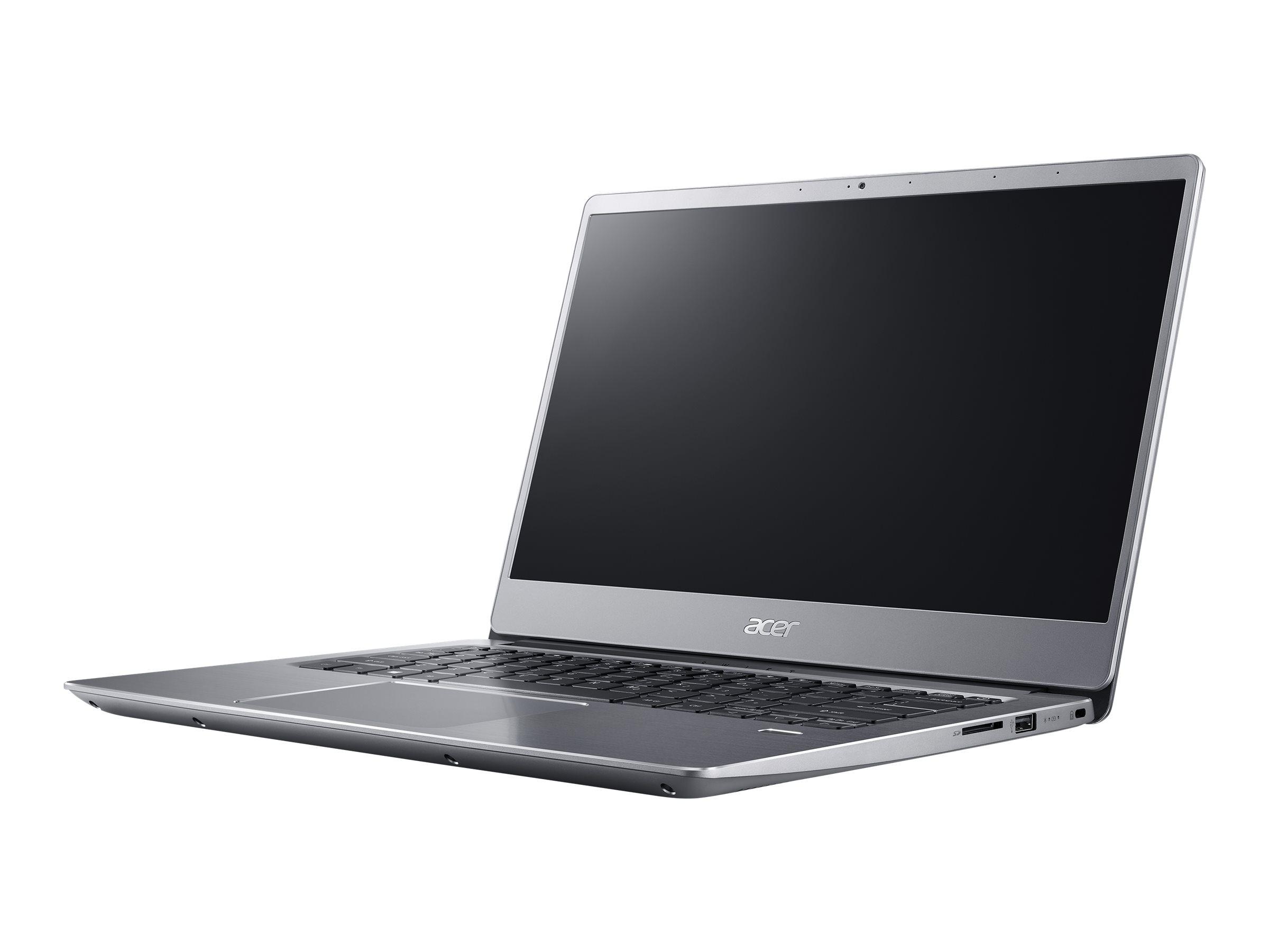 Acer Swift 3 SF314-55-55UT - Intel Core i5 8265U / 1.6 GHz - Win 10 Home 64-bit - UHD Graphics 620 - 8 GB RAM - 256 GB SSD - 14" IPS 1920 x 1080 (Full HD) - Wi-Fi 5 - sparkly silver - kbd: US Intl - image 1 of 7