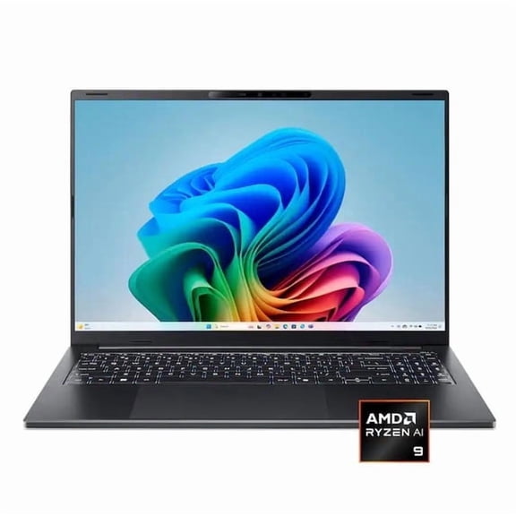 Acer - Swift Go 16 AI - Copilot+ PC - 16" WUXGA Touchscreen Laptop - AMD Ryzen AI 9 465 2026 - 32GB Memory  1TB Storage - Obsidian Black