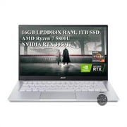 Acer Swift X Laptop,14 FHD Display,AMD Ryzen 7 5800U,NVIDIA RTX 3050Ti,16GB LPDDR4X RAM,512GB SSD,Backlit Keyboard,Windows 10 Home