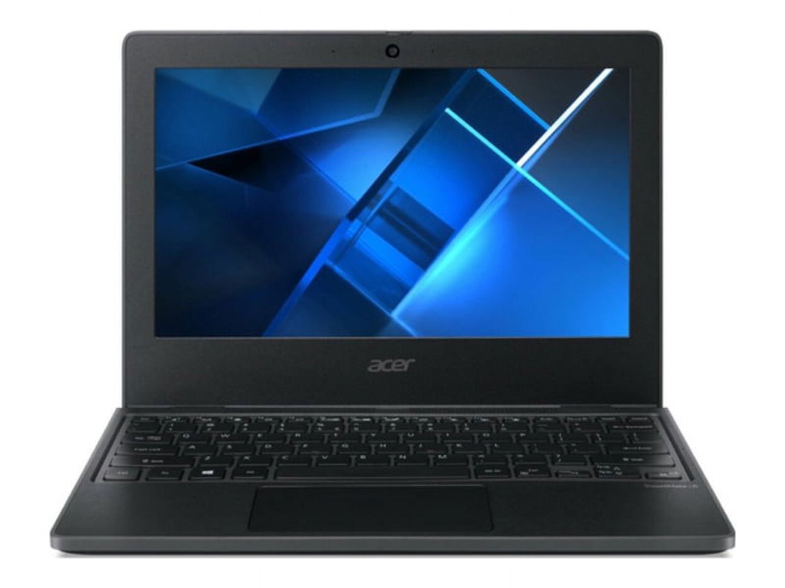 Acer TravelMate B3 TMB311-31-C343 - Intel Celeron - N4020 / up to 2.8 GHz - Win 10 Pro 64-bit National Academic - UHD Graphics 600 - 4 GB RAM - 64 GB eMMC - 11.6" 1366 x 768 (HD) - Wi-Fi 5 - shale black - kbd: US Intl - image 1 of 4