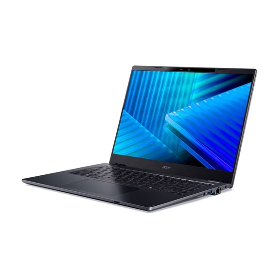 Acer TravelMate P4 14 TMP414-55 - Intel Core Ultra 5 - 225U / up to 4.8 GHz - Win 11 Pro Education - Intel Graphics - 16 GB RAM - 512 GB SSD NVMe, QLC - 14" IPS 1920 x 1200 - Gigabit Ethernet - Wi-Fi 7, Bluetooth - slate blue - kbd: US Intl
